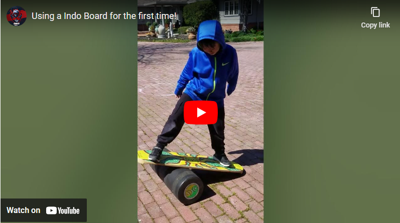 Using an Indo Board for the 1st time!